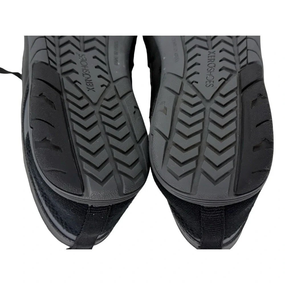 Xero Shoes Zelen Mens US 13 Zero Drop Running Shoes Black Athletic Performance